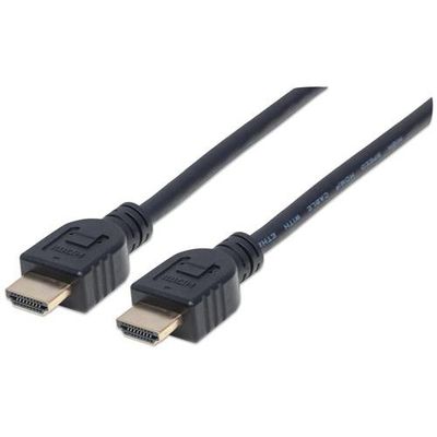 Manhattan HDMI 4K@60Hz Cable with Ethernet - CL3 rated. 2m. Suitable f