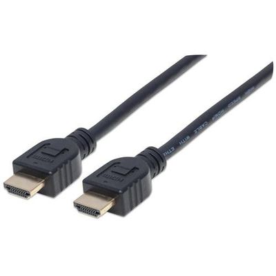 Manhattan HDMI 4K@60Hz Cable with Ethernet - CL3 rated. 3m. Suitable f