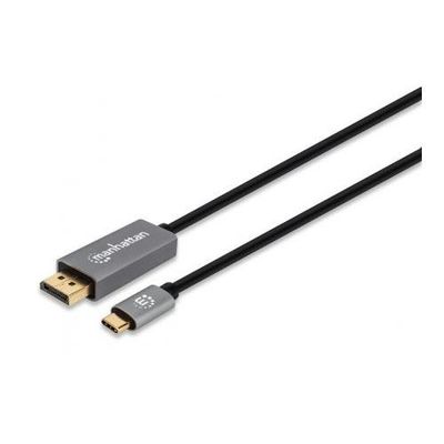 Manhattan USB-C to DisplayPort 1.4 Cable. 8K@60Hz. 3m. Male to Male. B