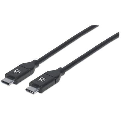 Manhattan USB-C to USB-C Cable. 2m. Male to Male. 480 Mbps (USB 2.0).