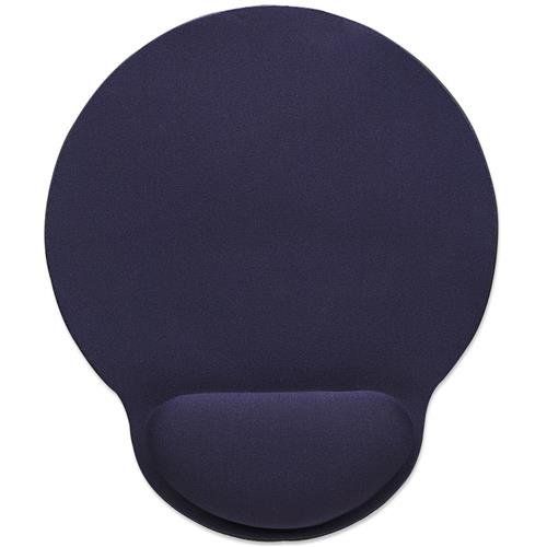 Manhattan Wrist Gel Support Pad and Mouse Mat. Blue. 241 × 203 × 40 mm - Image 1