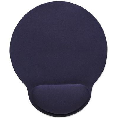 Manhattan Wrist Gel Support Pad and Mouse Mat. Blue. 241 × 203 × 40 mm