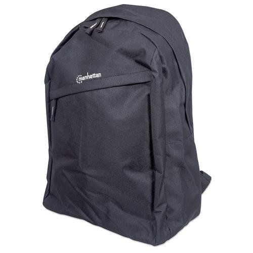 Manhattan Knappack Backpack 15.6". Black. LOW COST. Lightweight. - Image 1
