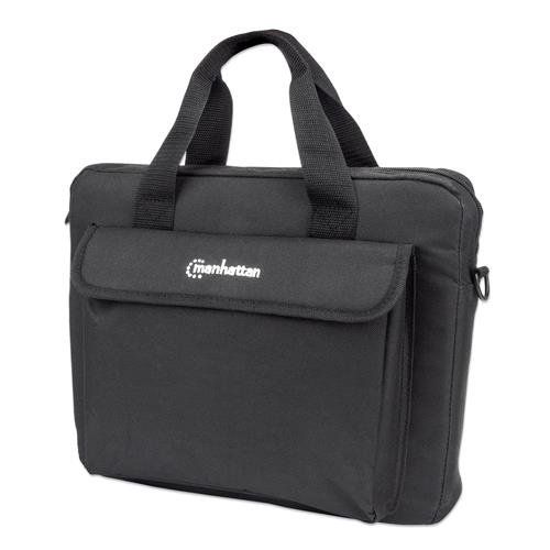 Manhattan London Laptop Bag 12.5". Top Loader. Black. LOW COST. A - Image 1