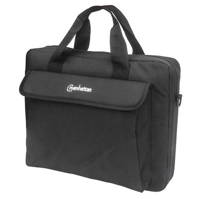 Manhattan London Laptop Bag 14.1". Top Loader. Black. LOW COST. A