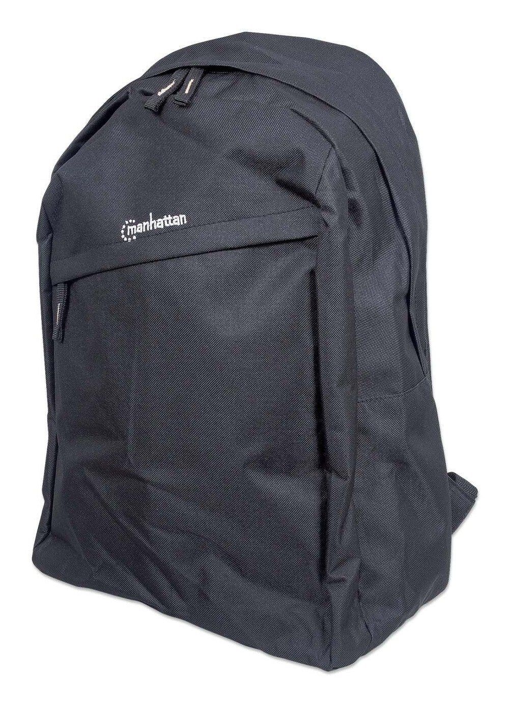 Manhattan Knappack Backpack 14.1". Black. LOW COST. Lightweight. - Image 1
