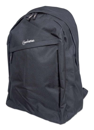 Manhattan Knappack Backpack 14.1". Black. LOW COST. Lightweight.
