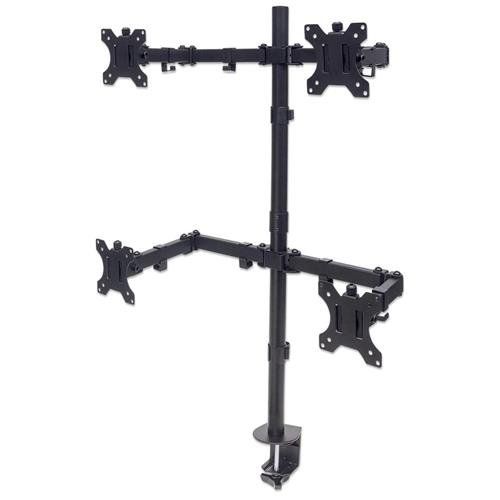Manhattan Quad Desk Mount for TV & Monitors. For screens 10" - Image 1
