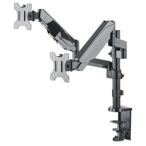 Manhattan Dual Desk Mount for TV & Monitors (Full Motion Gas Sprin - Image 1