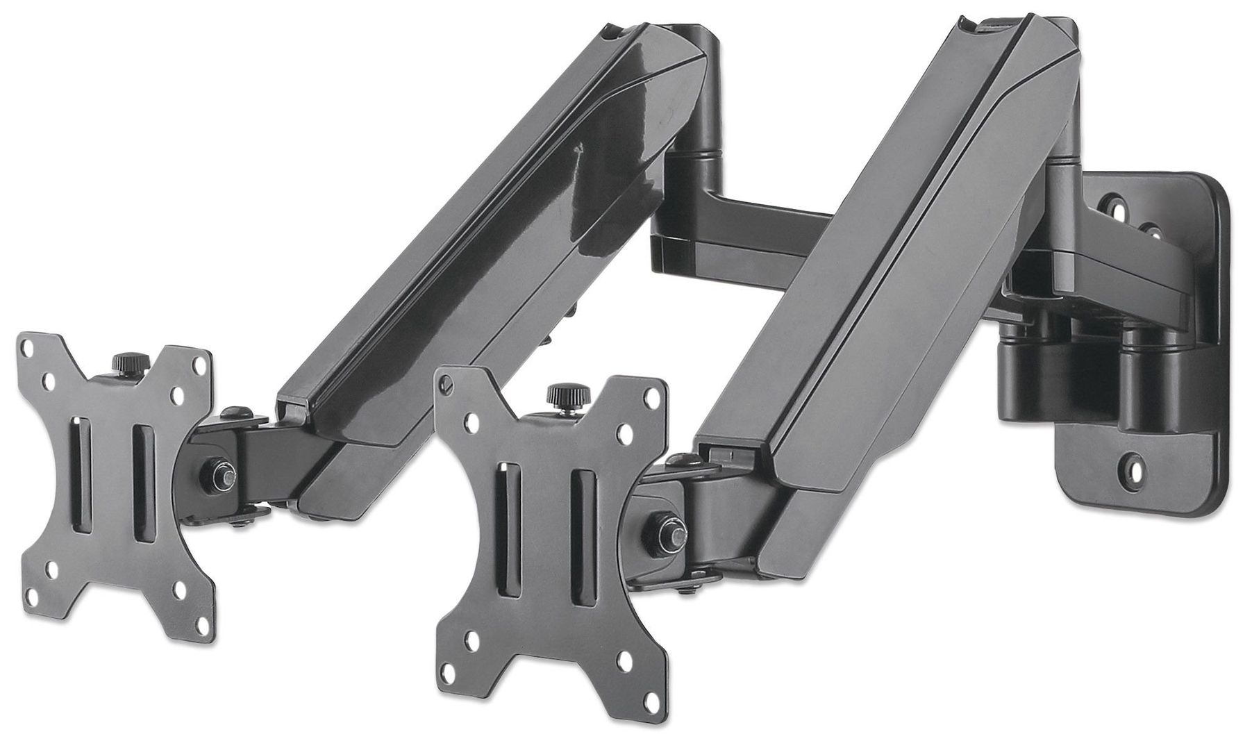 Manhattan Dual Wall Mount for TV & Monitors (Full Motion Gas Sprin - Image 1