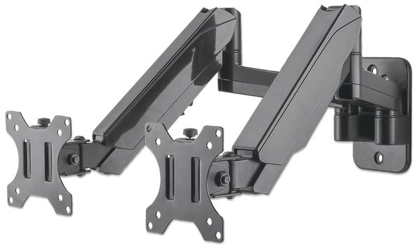 Manhattan Dual Wall Mount for TV & Monitors (Full Motion Gas Sprin