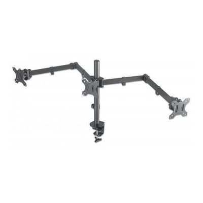 Manhattan Triple Desk Mount for TV & Monitors. For screens: 10&quo