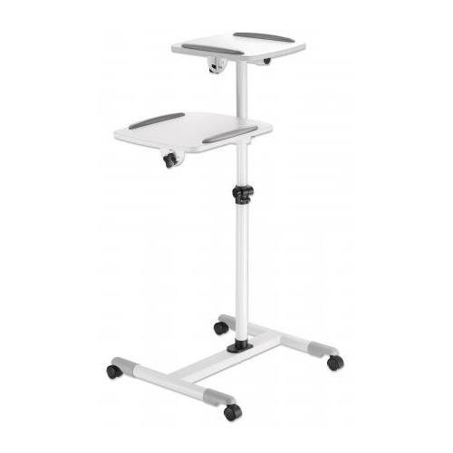 Manhattan Mobile Cart for Projectors and Laptops. Two Trays for Device - Image 1