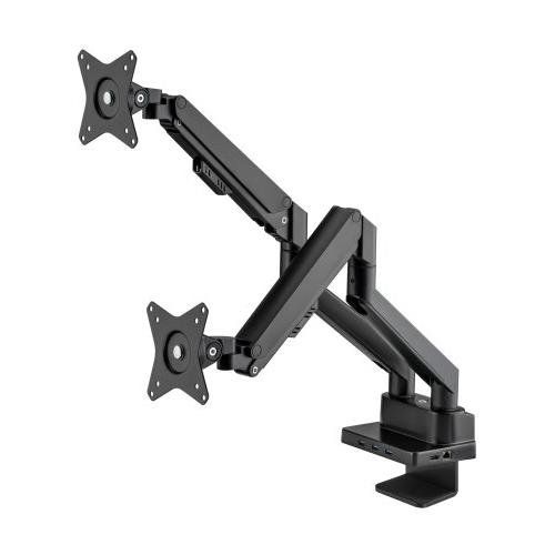Manhattan Dual Desk Mount for TV & Monitors (Full Motion Gas Sprin - Image 1