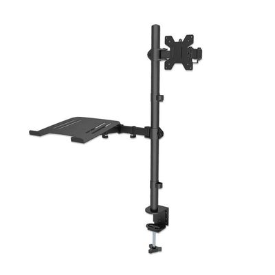 Manhattan Desk Mount for Monitors & Laptop Combo (Full Motion). Fo