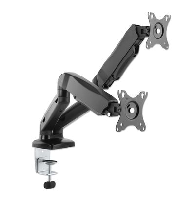 Manhattan Dual Desk Mount for TV &amp; Monitors (Full Motion Spring).