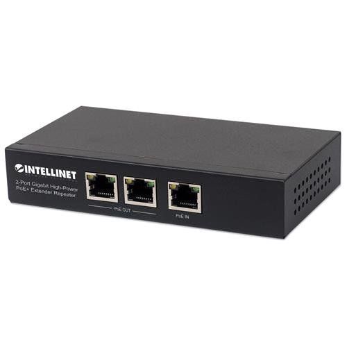 Intellinet 2-Port Gigabit High-Power PoE+ Extender Repeater. IEEE 802. - Image 1