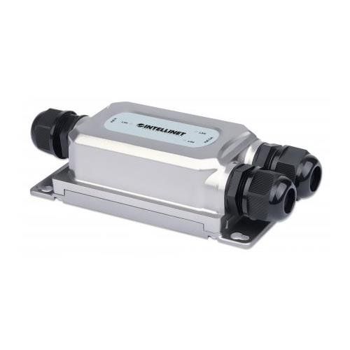 Intellinet 2-Port Outdoor Vandalproof Gigabit PoE++ Extender. Two 30 W - Image 1