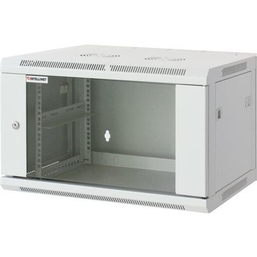 Intellinet 19" Network Cabinet - Wall Mount (Standard). 6U. 450mm - Image 1