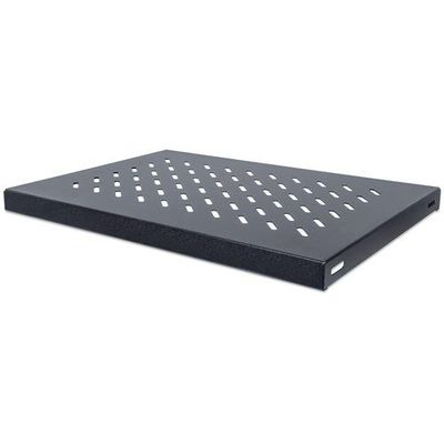 Intellinet 19" Fixed Shelf. 1U. 345mm Depth. Max 50kg. Black