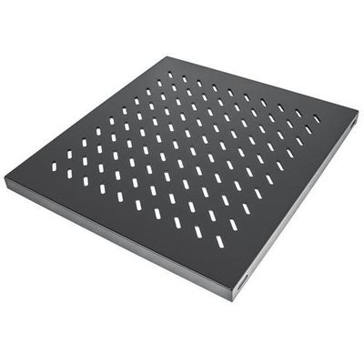 Intellinet 19" Fixed Shelf. 1U. 525mm Depth. Max 50kg. Black