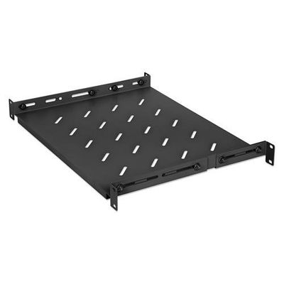 Intellinet 19" Fixed Shelf (adjustable). 1U. 350mm shelf depth. 3