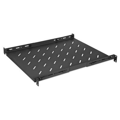 Intellinet 19" Fixed Shelf (adjustable). 1U. 550mm shelf depth. 5