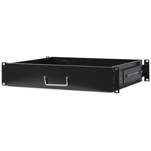 Intellinet 19" Drawer Shelf. 2U. Shelf Depth 350mm. Max 30kg. Bla - Image 1