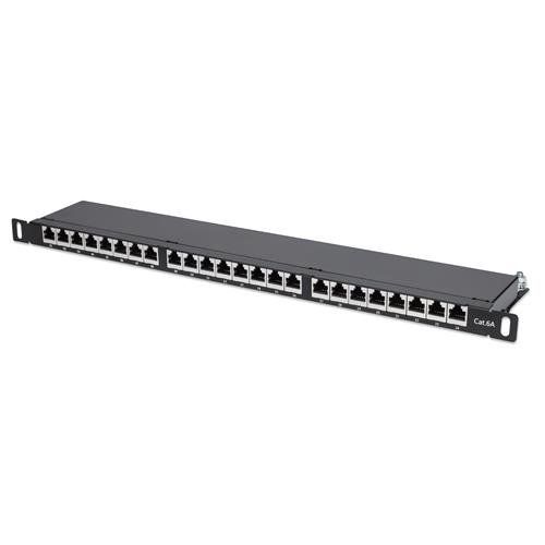 Intellinet Patch Panel. Cat6a. FTP. 24-Port. 19". 0.5U. Shielded. - Image 1