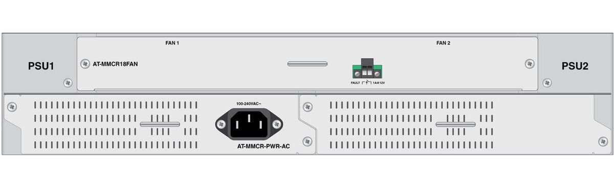 Allied Telesis AT-MMCR-PWR-AC - Power supply (internal) - for P/N: AT-MMCR18-00 AT-MMCR18-60 - Image 1
