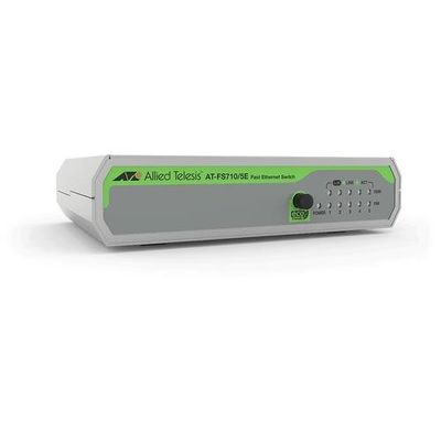 Allied Telesis FS710/5E Unmanaged Fast Ethernet (10/100) Green. Grey
