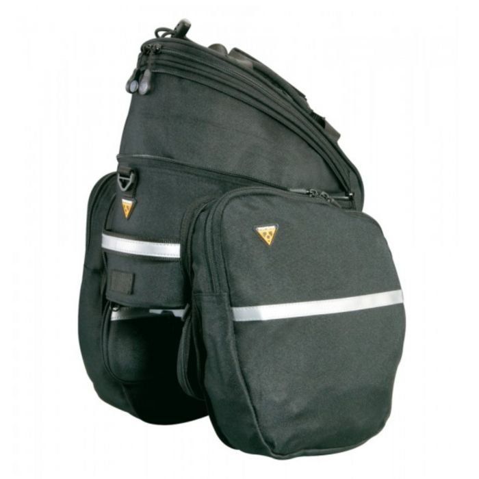 Topeak RX Trunk Bag DXP with Side Panniers - Black - Image 1