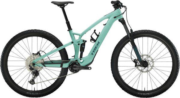 Trek Fuel EXE 5 Deore Electric Bike 2024 Matte Blue Sage - Thumbnail 2