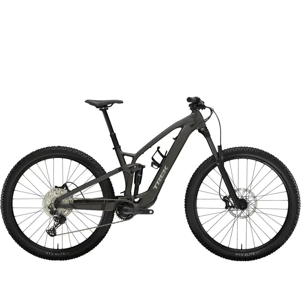 Trek Fuel EXE 5 Deore Electric Bike 2024 Matte Dnister Black - Image 1