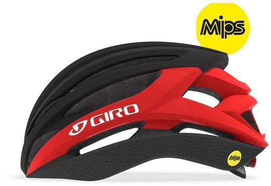 Giro Syntax Mips Road Helmet Matte Black/Red - Thumbnail 2