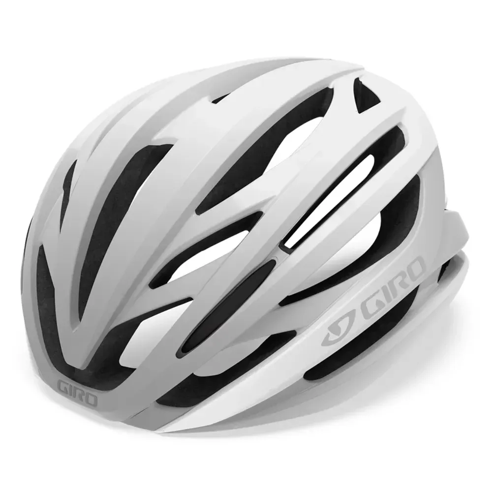 Giro Syntax Road Helmet Matte White/Silver - Image 1