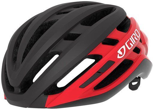 Giro Agilis Road Helmet Matte Black/Bright Red - Thumbnail 2