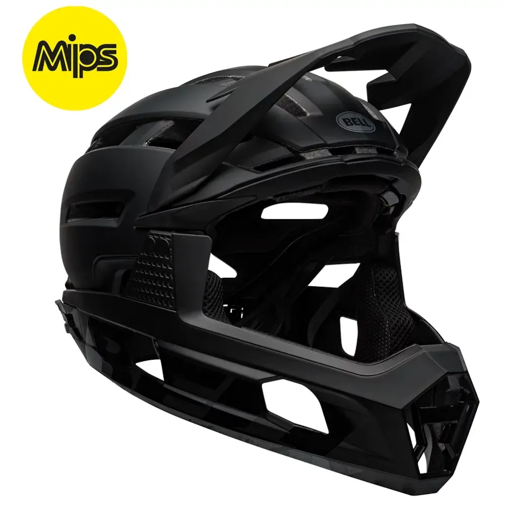 Bell Super Air R Mips MTB Full Face Helmet Matte/Gloss Black - Image 1