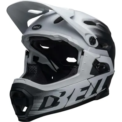 Bell Super DH Spherical MIPS MTB Full Face Helmet 55-59cm Matt Black/White