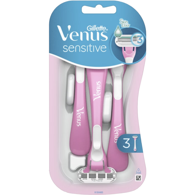 Gillette Venus Extra Comfort Sensitive Razors, Pack Of 3 - Image 1