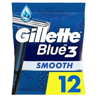 Gillette Blue3 Disposable Razors x12 - Thumbnail 2