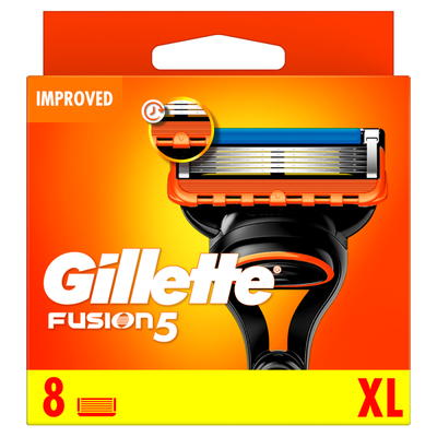 Gillette Fusion5 XL Razor Blades 8 Pack in Orange - Thumbnail 2