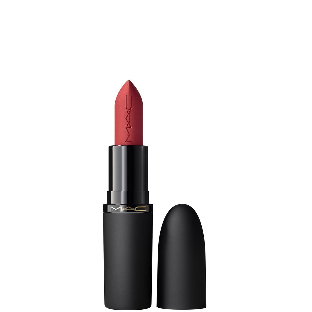 MAC Powder Kiss Hazy Matte Lipstick 3.5g (Various Shades) - Dubonnet Buzz - Image 1