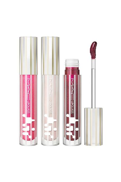 MAC Cosmetics Women's Festive Affair Lipglass Air Trio Gift Set (Worth £72)