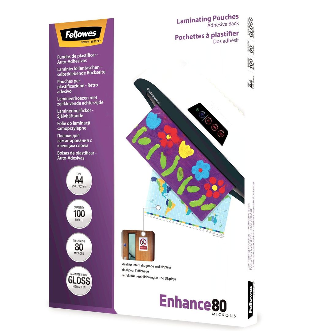 Fellowes 5302202 lamination film A4 100 pc(s) - Image 1