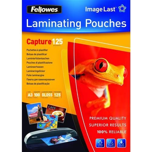 Fellowes ImageLast A3 125 Micron Laminating Pouch - 100 pack - Image 1