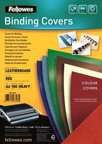 Fellowes Delta A4 Paper Red 100 pc(s)