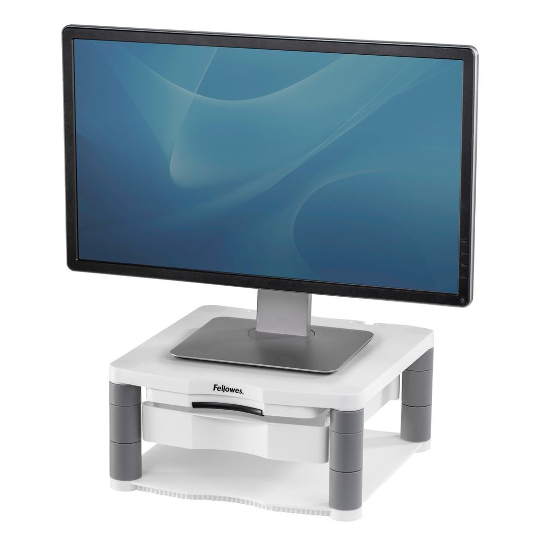 Fellowes Computer Monitor Stand with 3 Height Adjustments - Premium Mo - Image 1