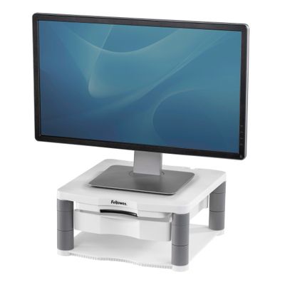 Fellowes Computer Monitor Stand with 3 Height Adjustments - Premium Mo