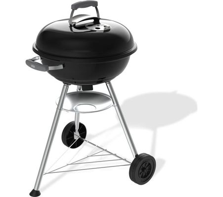 47cm Charcoal Kettle BBQ - Black